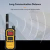 A walkie-talkie is shown against a background of stylized buildings, with radiating lines indicating communication. Podgląd zdjęcia produktu