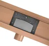 Scarico Lineare REA NEOX 90 Brush Copper Anteprima dell’immagine prodotto 3