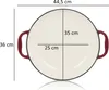 Mahlzeit Pánev na paellu | Ø 35 cm | Tmavě třešňová | Dvě Náhled obrázku produktu 3