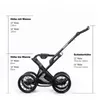 ZEKIWA Kinderwagen 2 in 1 „Graphit“ – Touring Max – Gel Produktbild-Vorschau 10