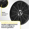 Bomann® Kohlefilter Set | Aktivkohlefilter im praktischen Produktbild-Vorschau 4