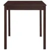 vidaXL Tavolo da pranzo marrone scuro 140 x 70 x 73 cm in Anteprima dell’immagine prodotto 2