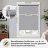 Verdunklungsrollo 70x130cm Hellgrau Thermorollo Produktbild-Vorschau 7