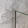 Walk in Duschwand 120x200cm Milchglasstreifen Produktbild-Vorschau 4