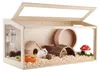 VEVOR Hamsterkäfig Nagerkäfig Nagarium Hamstergehege Holz Produktbild-Vorschau 1