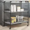 vidaXL Wózek kuchenny szary Sonoma 100,5x50x105 cm Materiał Podgląd zdjęcia produktu 2