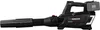 A black cordless leaf blower is shown against a white background. Produktbild-Vorschau
