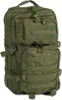 A studio shot of an olive green rucksack. Produktbild-Vorschau
