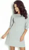 Kleid Duku A-Linien-Design grau Größe 42 Baumwolle-Elasthan Produktbild-Vorschau 1