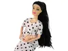 Schwangere Babypuppe Weißes Kleid Produktbild-Vorschau 3