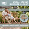 Gartenbank Herz Teak Produktbild-Vorschau 5