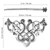 Lurrose Keltischer Knoten Haarspangen Vintage Zöpfe Produktbild-Vorschau 6