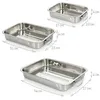 COM-FOUR® 3-teiliges Braten- und Backform-Set - Edelstahl Produktbild-Vorschau 6