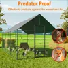 WISFOR 17.82㎡ Poulailler Enclos pour petits animaux Enclos Voir les images du produit 11
