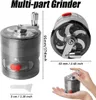 Handkurbel‑Kräutermühle Set, Gewürzmühle mit Handkurbel, Produktbild-Vorschau 2