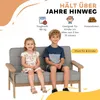 Detské kreslo AIYAPLAY, detská pohovka s dreveným rámom, Náhľad obrázku produktu 5