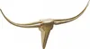 Wohnling Deko Geweih Bull M Aluminium Design Hörner 100cm Produktbild-Vorschau 1