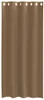 vidaXL Voile Rideaux avec œillets 2 pcs. Marron clair Voir les images du produit 4