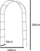 Pergola Ogrodowa Kolumna Łuk Na Kwiaty Róże 240 Cm Podgląd zdjęcia produktu 2
