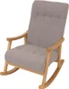 Fotel bujany HWC-K10, leżanka, drewno   tkanina/tkanina Podgląd zdjęcia produktu 6