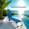 tectake® Aluminium Sonnenliege Lorella gepolstert, klappbar Produktbild-Vorschau 7