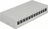 Delock Keystone Patchpanel 12 Port grau Produktbild-Vorschau 2