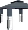 paramondo Deluxe Gartenpavillon, 4 x 3 m, anthrazit Produktbild-Vorschau 2