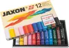 A box of Jaxon oil pastels is shown, with the pastels arranged inside. Podgląd zdjęcia produktu