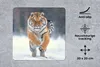 MuchoWow® Mauspad Mousepad Tiger - Landschaft - Schnee - Produktbild-Vorschau 2