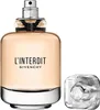 A bottle of Givenchy L'Interdit perfume with its cap off. Voir les images du produit