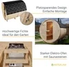 Artsauna Outdoor Fasssauna Spitzbergen 220 für 6 Personen - Produktbild-Vorschau 3