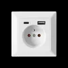 Orno jednozásuvka 2p+z, usb-a + usb-c Náhľad obrázku produktu 1