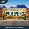 Blechschild 15x30cm - Palm Springs Desert Oasis Retro Produktbild-Vorschau 5