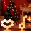 20er DIY Hexagon LED Panel Applique murale intérieure Salon Voir les images du produit 1