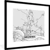 MuchoWow® Gerahmtes Poster Neuwied - Karte - Stadtplan - Produktbild-Vorschau 1