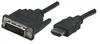 MANHATTAN HDMI auf DVI-Kabel, HDMI-Stecker auf DVI-D, 1m Voir les images du produit 1