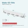 doporro Garderobenhaken Edelstahl, Kleiderhaken Wand mit 5 Produktbild-Vorschau 7