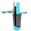 A cleaning tool with a scrubber and squeegee attached to a holder. Produktbild-Vorschau