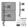 Support de moniteur Maclean, max. VESA 100x100, 13-27", 9 Voir les images du produit 8