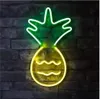 LED Neonlicht Zeichen Ananas Nachtlicht USB mit Acryl Produktbild-Vorschau 2