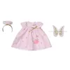 Baby Annabell Weihnachtskleid 43cm - rosa Puppenkleid mit Produktbild-Vorschau 8
