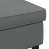 vidaXL Hocker Dunkelgrau 55 x 35 x 41 cm Stoff Produktbild-Vorschau 5