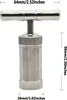 T-förmige Pollenpresse aus Aluminium, Ø8,9 cm Kräuterpresse Produktbild-Vorschau 3