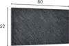 Glas Herdschutzplatte 80x52 Schiefer Produktbild-Vorschau 2