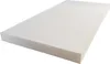 A white foam mattress pad on a white background. Produktbild-Vorschau