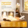 Leselampe Buch Klemme Aufladbar 3 Farbtemperatur Dimmbar Produktbild-Vorschau 3
