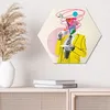 DEQORI Glasbild Echtglas 55x48 cm 'Kaffeetrinken mal Produktbild-Vorschau 4