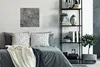 MuchoWow® Poster Marmor - Grau - Luxus 50x50 cm - Produktbild-Vorschau 4