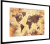 MuchoWow® MuchoWow® Gerahmtes Poster Weltkarte - Glitter - Produktbild-Vorschau 7