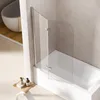 S'AFIELINA Duschabtrennung für Badewanne 100 x 140 cm Produktbild-Vorschau 2